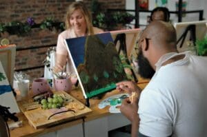 sip and paint maboneng